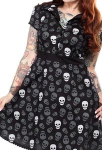 Black Rockabilly dress